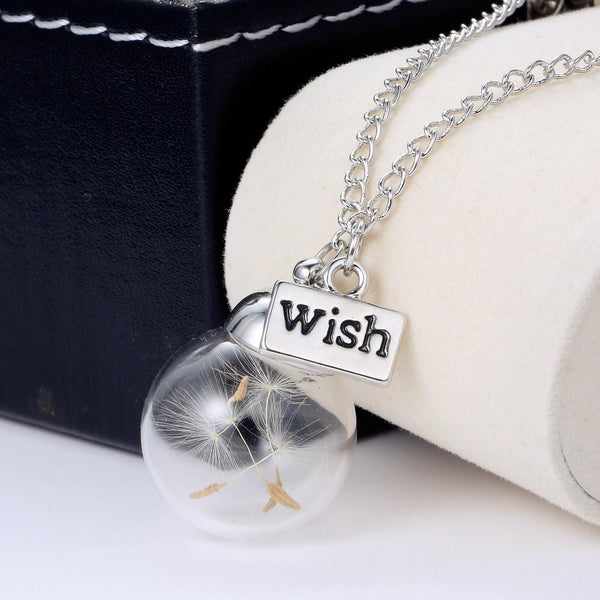 Silver Plated Wish Necklace