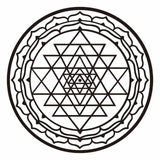 Sri Yantra Wall Stickers Mandala Removable Vinyl Art