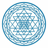 Sri Yantra Wall Stickers Mandala Removable Vinyl Art