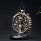 Dragon Disk Ceramic Incense Burner