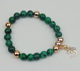 Natural Stone Om Bracelet