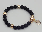 Natural Stone Om Bracelet