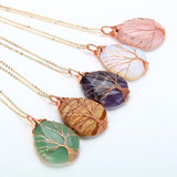 Tree Of Life Crystal Pendant