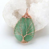 Tree Of Life Crystal Pendant