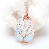 Tree Of Life Crystal Pendant