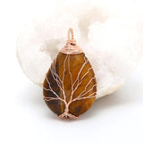 Tree Of Life Crystal Pendant