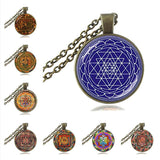 Sri Yantra Sacred Geometry Necklace