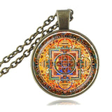 Sri Yantra Sacred Geometry Necklace