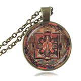 Sri Yantra Sacred Geometry Necklace