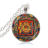 Sri Yantra Sacred Geometry Necklace