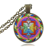 Sri Yantra Sacred Geometry Necklace