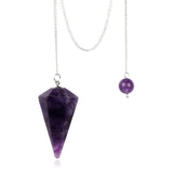Natural Crystal Healing Reiki Pendulums