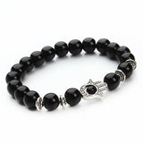 Natural Stone Hamsa Bracelet