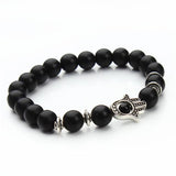 Natural Stone Hamsa Bracelet