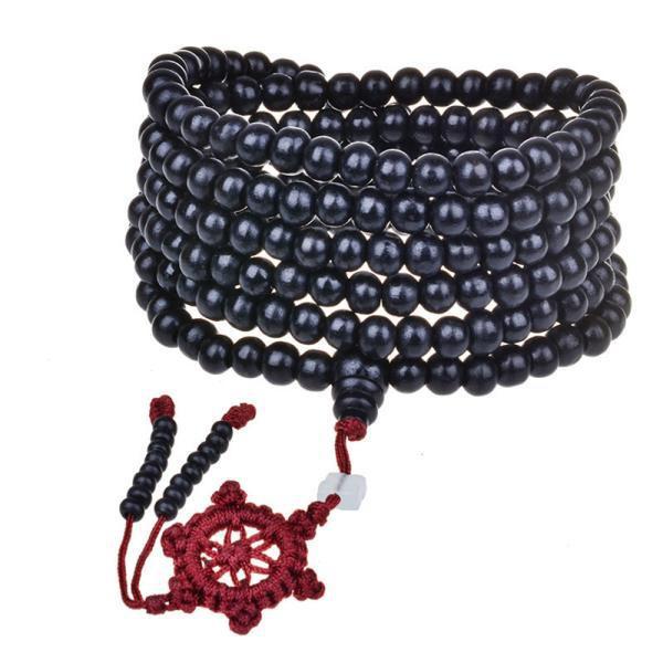 216 Bead Wood Mala Bracelet