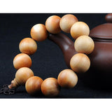 White Sandalwood Prayer Bead Bracelet