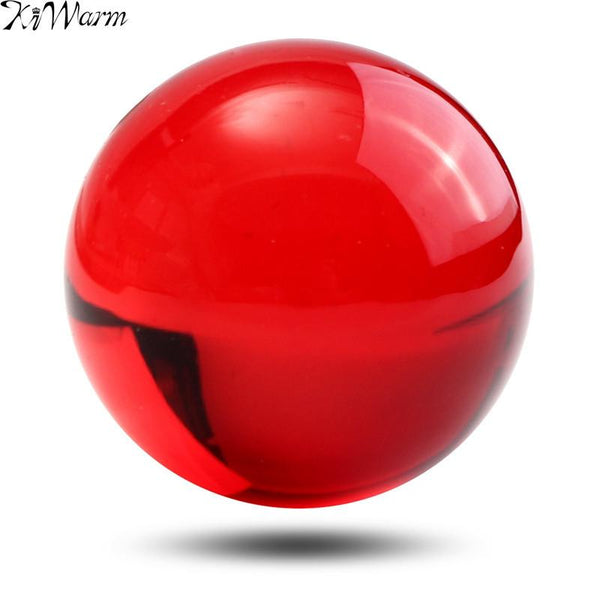 70mm Red Asian Rare Natural Quartz Crystal Sphere