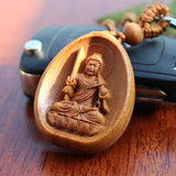 Carved Buddha Keyring