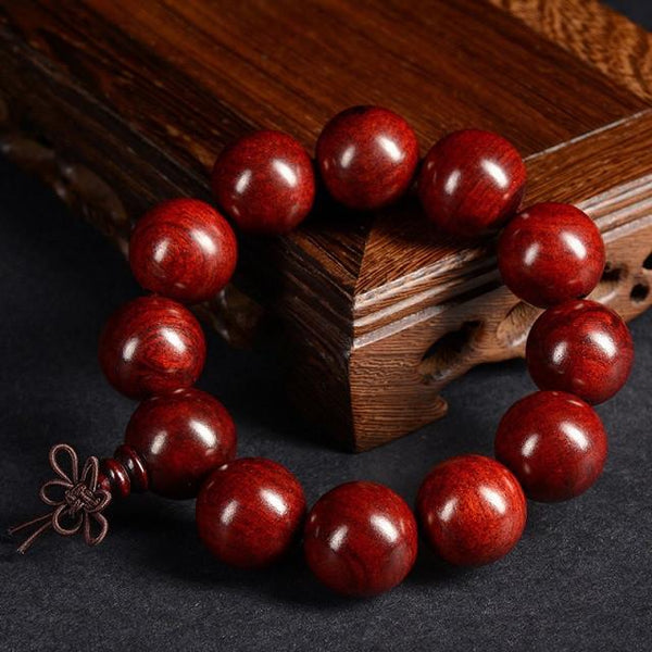 Rosewood Prayer Bead Bracelet