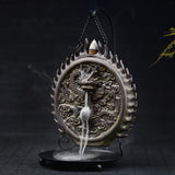 Dragon Disk Ceramic Incense Burner